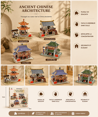 Puzzle 3D Éducatif - Monuments du Monde