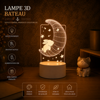 Lampe 3D Lumineuse - Veilleuse Déco Originale