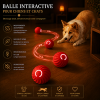 Balle Électronique Intelligente pour Chien & Chat