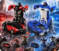 Voiture Robot Transformable - Jouet Enfant