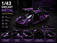 Petite Voiture de Course à Rétrofriction - Métal