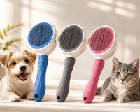 Brosse de Toilettage Auto-Nettoyante pour Chien & Chat