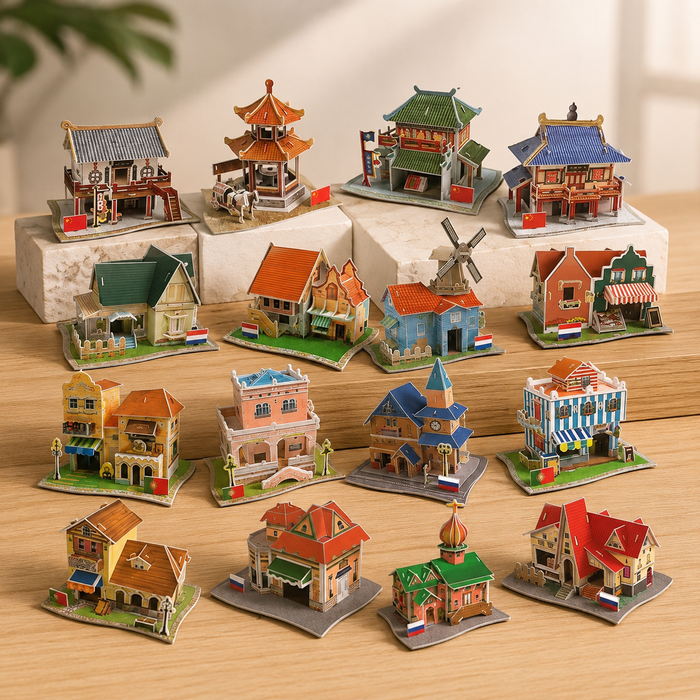 Puzzle 3D Éducatif - Monuments du Monde