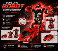 Voiture Robot Transformable - Jouet Enfant