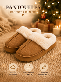 Chaussons Mules Fourrure - Confort & Style