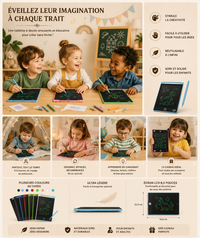 Tablette LCD de Dessin pour Enfant - 8,5"