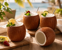 Mug Tiki Noix de Coco - Verre Cocktail Original