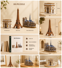 Puzzle 3D Éducatif - Monuments du Monde