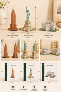 Puzzle 3D Éducatif - Monuments du Monde