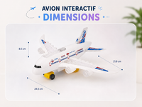 Avion Électronique avec Musique & Lumières