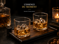 Verre à Whisky Relief Montagne - Coffret Cadeau