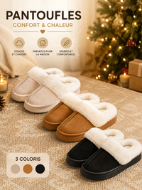 Chaussons Mules Fourrure - Confort & Style