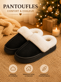 Chaussons Mules Fourrure - Confort & Style
