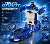 Voiture Robot Transformable - Jouet Enfant