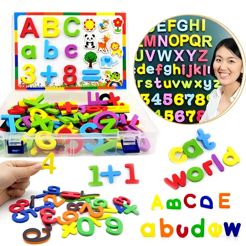 Stickers Frigo Aimantés Alphabet - Apprentissage Enfant